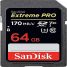 SanDisk SDHC UHS-I Card 64GB 170MB/s Class 10